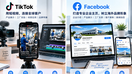 广交会外贸获客,TikTok 外贸社媒,Facebook 外贸营销,外贸社媒代运营,工厂出海